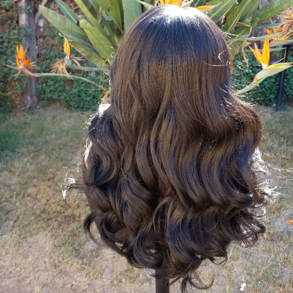 Lace Parting GLUELESS Body Curl Wig - Picture 2 of 8